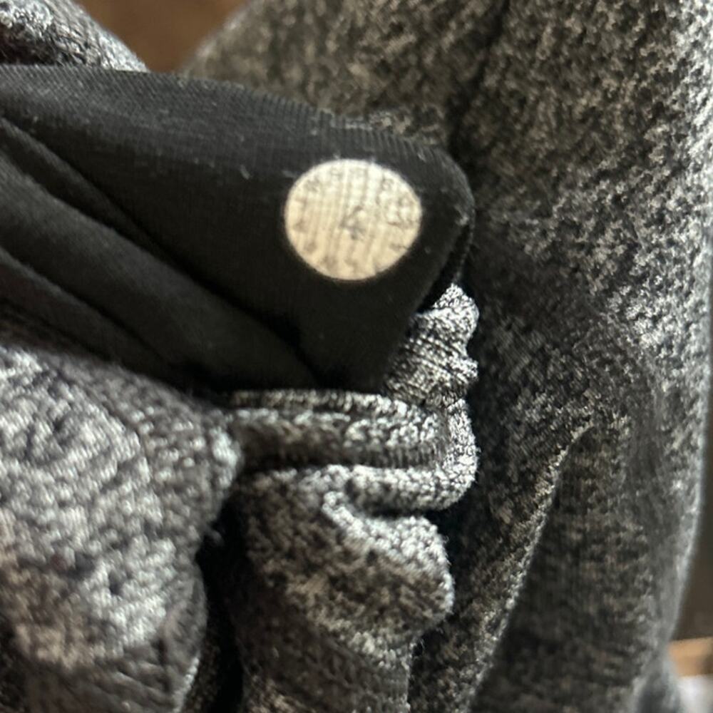 Lululemon Wunder Under Cropped Heathered Black Legging size 4 - Picture 9 of 9